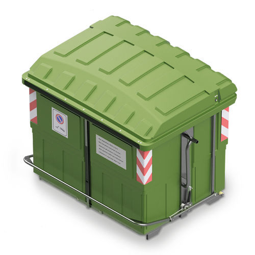 Conteneur à déchets en plastique - ECOMAX 2400 - ROPLAST SRL - à chargement vertical / pour déchets urbains