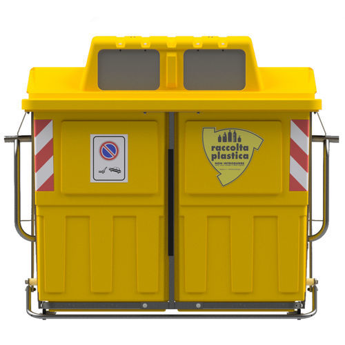 Poubelle en plastique - ECOMAX 2400 - ROPLAST SRL - à chargement vertical / de tri sélectif