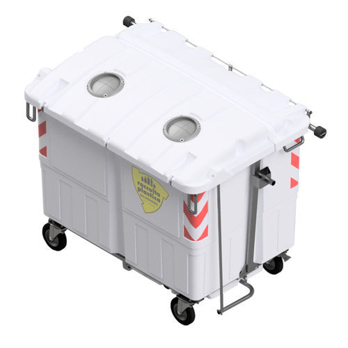 Poubelle en plastique - ECOMAX 1700 - ROPLAST SRL - à chargement vertical / de tri sélectif
