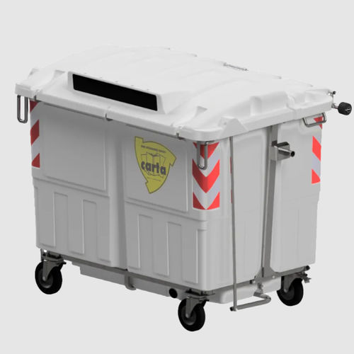 Poubelle en plastique - ECOMAX 1700 - ROPLAST SRL - à chargement vertical / pour papier / de tri sélectif