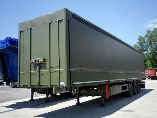 Semi-remorque à plateau - Asso - TECNOKAR TRAILERS SRL - porte-conteneur / benne / à 3 essieux