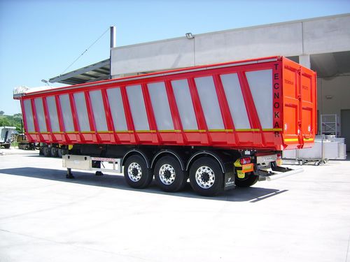 Semi-remorque benne - Talento - TECNOKAR TRAILERS SRL - pour ferraille / à 3 essieux / tractée