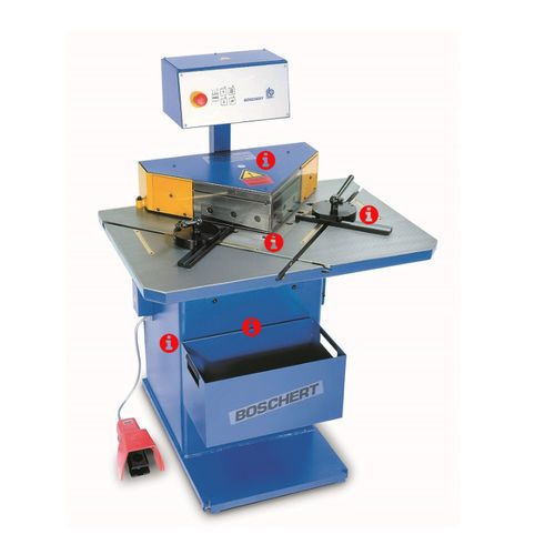 Encocheuse à angle fixe 90° - LB 15/2000 - Boschert GmbH & CoKG - électrique / automatique