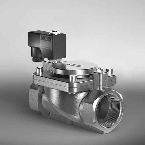 Électrovanne haute température - 40TM - GSR Ventiltechnik GmbH & Co. KG - à commande assistée / 2 voies / NF