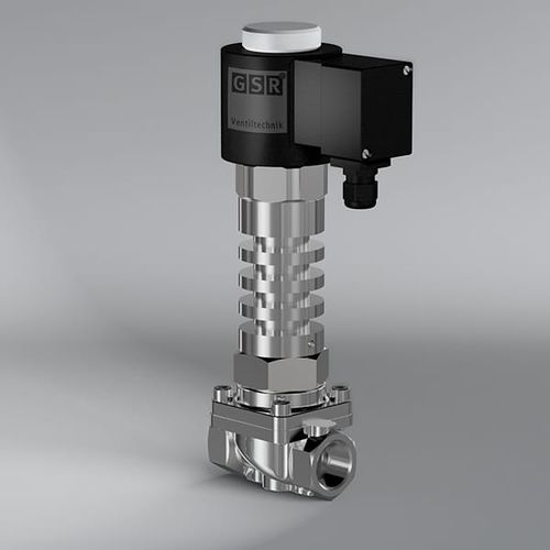 Électrovanne haute température - 35DT - GSR Ventiltechnik GmbH & Co. KG - à commande assistée / 2 voies / NF