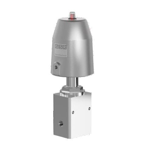 Vanne haute pression - 1/041 PN - GSR Ventiltechnik GmbH & Co. KG - à piston / à commande pneumatique / pour gaz
