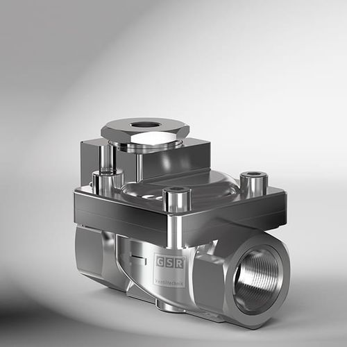Vanne à membrane - 60 - GSR Ventiltechnik GmbH & Co. KG - à commande pneumatique / pour gaz / filetée