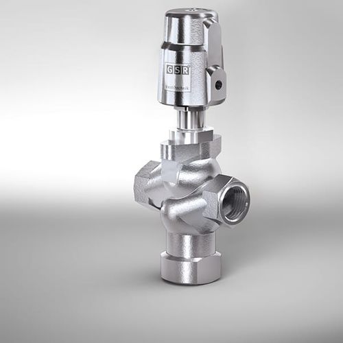 Vanne à clapet - 78 - GSR Ventiltechnik GmbH & Co. KG - à commande pneumatique / pour gaz / filetée