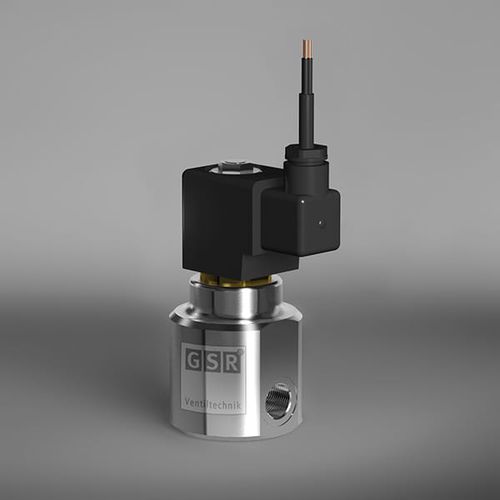 Électrovanne haute pression - 8/000 WA - GSR Ventiltechnik GmbH & Co. KG - à commande assistée / 2 voies / NF