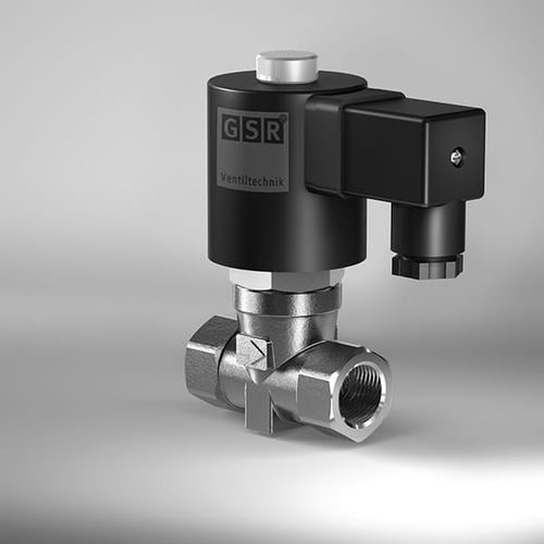 Électrovanne cryogénique - 46TK - GSR Ventiltechnik GmbH & Co. KG - à commande assistée / 2 voies / NF