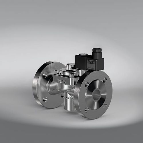 Électrovanne haute température - 54TH - GSR Ventiltechnik GmbH & Co. KG - à commande assistée / 2 voies / NF