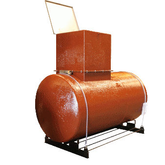 Cuve de stockage - Bieber Industrie - pour produits pétroliers / en acier / cylindrique