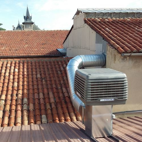 Rafraîchisseur adiabatique à évaporation fixe - ECONOCLIM® B / C - NEU-JKF - pour l'industrie automobile / industriel / de production