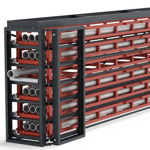 Rayonnage pour entrepôt de stockage - KSR - Karl H. Bartels GmbH - à tiroirs / pour produits encombrants / avec toit