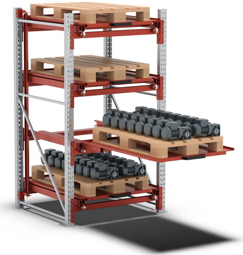 Rayonnage d'atelier - SR flex - Karl H. Bartels GmbH - à tiroirs / sur mesure / pour charges lourdes