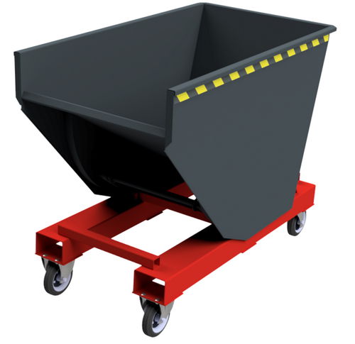 Benne basculante pour produits en vrac - SKL series - Karl H. Bartels GmbH - avec roues / ouvert / grande capacité
