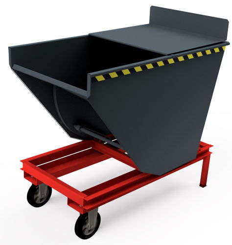 Benne basculante pour produits en vrac - SK series - Karl H. Bartels GmbH - avec roues / ouvert / grande capacité