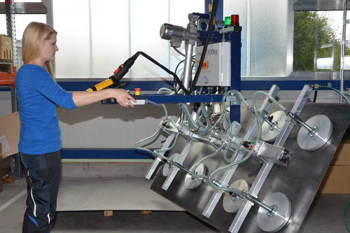 Palonnier à ventouse pivotant à 90° - AERO-LIFT - pour plaque de verre / pour tôle / pour plaques de bois