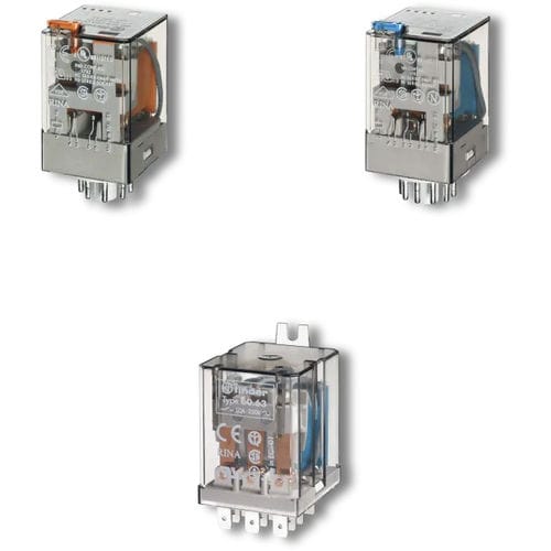 Relais électromécanique 110 Vcc - 60 series - FINDER S.p.A. con unico socio - 24 Vcc / 12 Vcc / 48 Vcc