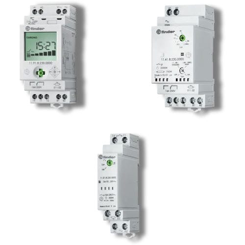Interrupteur crépusculaire sur rail DIN - 11 series - FINDER S.p.A. con unico socio - AC/DC / modulaire