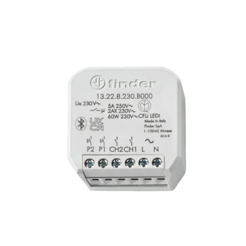 Module relais DC - 13.22 - FINDER S.p.A. con unico socio - AC / programmable / pour actionneur