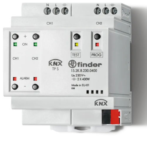 Module d'interface KNX - 15.2K - FINDER S.p.A. con unico socio - de puissance / sur rail DIN