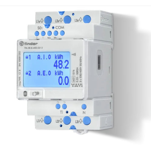 Compteur électrique monophasé - 7M38 series - FINDER S.p.A. con unico socio - triphasé / multifonction / certifié MID