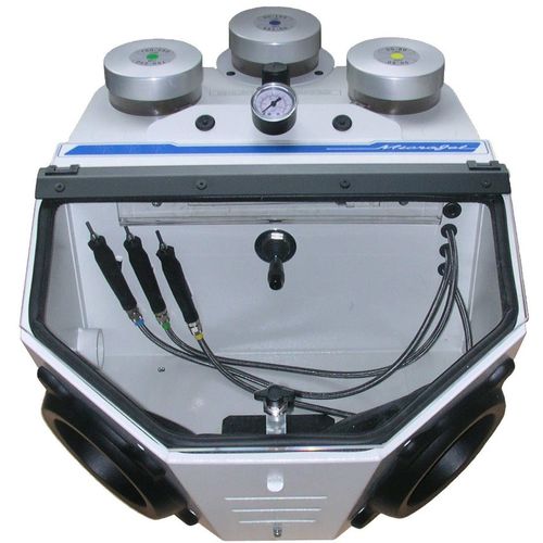 Cabine de sablage à injecteur - MICROJET - Gläsner Sandstrahl Maschinenbau GmbH - manuelle