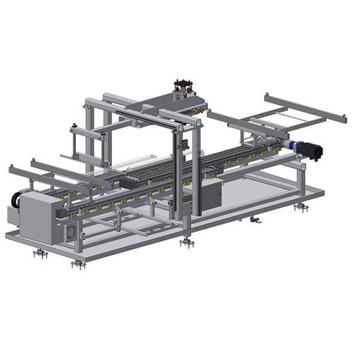 Alimentateur linéaire - H&T ProduktionsTechnologie GmbH - convoyeur / de flans / pour profilés