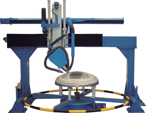 Machine à poncer-polir à table rotative - MR/1UT-CNC BRIDGE - AUTOPULIT