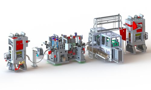 Ligne de production pour disjoncteur - PRESSMAC