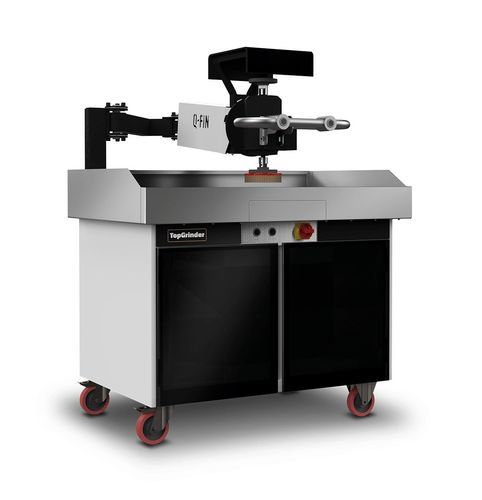 Rectifieuse pour pièces à usiner - TopGrinder - Q-Fin Quality Finishing Machines - à commande manuelle / portable