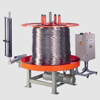 Dévidoir motorisé - DH1000/1200/10M/ST40R - SOPREM - de câbles / à expansion de mandrin hydraulique