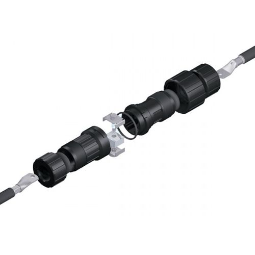 Connecteur d'alimentation électrique - Ten47 - cylindrique / à visser / en cuivre