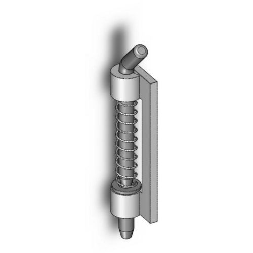 Charnière à ressort - 0.46.0005.1 - Steinbach & Vollmann  GmbH & Co.KG - en acier / à souder