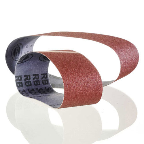 Bande abrasive en oxyde d'aluminium - HSB - HERMES - en papier F / résine / cylindrique