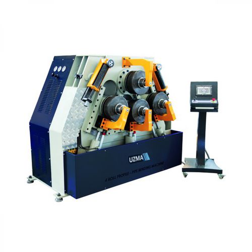 Cintreuse de profilés - UPB-4  - UZMA Makina San.Tic.Ltd.Sti. - hydraulique / à 4 galets moteurs / horizontale