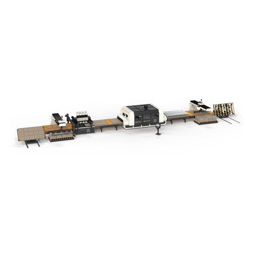 Ligne de finition de brossage - Waterjet Corporation s.r.l. - pour la pierre / automatique
