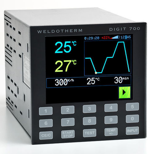 Contrôleur de température double affichage à LED - DIGIT 700 - Weldotherm GmbH - technologie / programmable / de chauffage