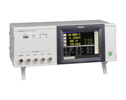 RLC mètre benchtop - 1 mHz - 200 kHz, ±0.05% rdg. | IM3533, IM3533-01 - HIOKI E.E. CORPORATION
