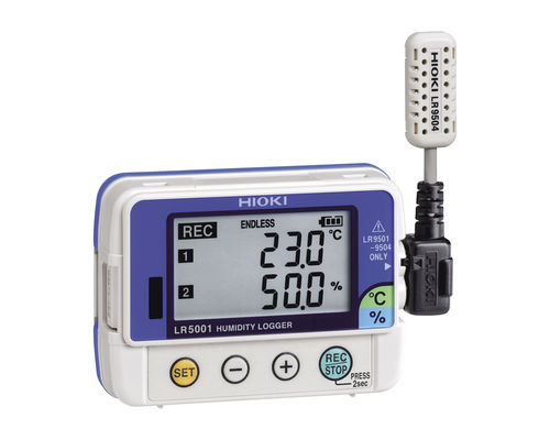 Enregistreur de données de température - LR5001 - HIOKI E.E. CORPORATION - d'humidité relative / RS-232C / avec écran