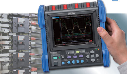Enregistreur de données de tension - 600 V AC DC | MR8880-20  - HIOKI E.E. CORPORATION - USB / avec écran / programmable