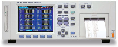 Analyseur pour réseau électrique - DC- 1 MHz | 3193-10 - HIOKI E.E. CORPORATION - de qualité d'énergie / benchtop / avec imprimante intégrée