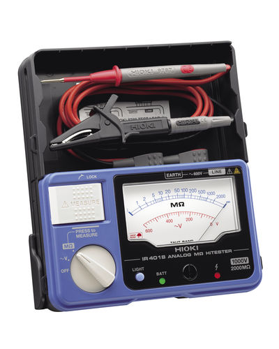 Testeur d'isolement - 1000 V, 2000 MΩ | IR4018-20 - HIOKI E.E. CORPORATION