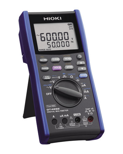 Multimètre numérique - 60.000 mV - 1000.0 V AC/DC | DT4282 - HIOKI E.E. CORPORATION - portable / industriel