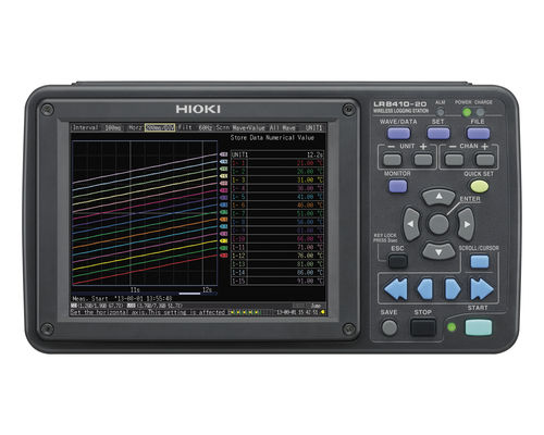 Enregistreur de données de température - 105 channels | LR8410-20  - HIOKI E.E. CORPORATION - bluetooth / avec écran / compact