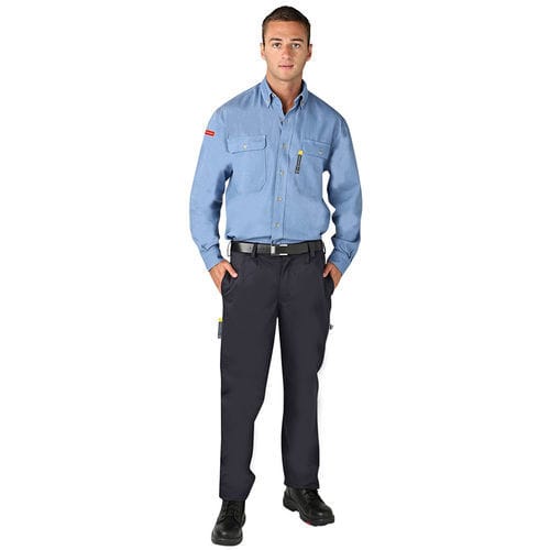 Chemise de travail - SURVIVE-ARC® - A.J. Charnaud & Co. (Pty) Ltd. - résistante au feu / contre les arcs électriques / en coton