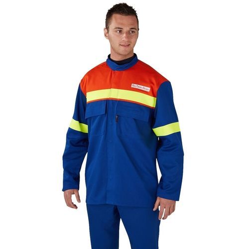 Chemise de travail - ALU-SAFE DP® - A.J. Charnaud & Co. (Pty) Ltd. - en coton / en Velcro® / pour métallurgie