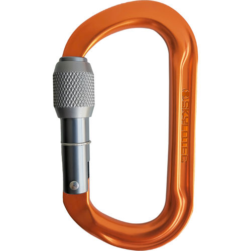 Mousqueton à verrouillage - OVAL SCREW 2.0 - ActSafe Systems AB - en métal / symétrique / ovale