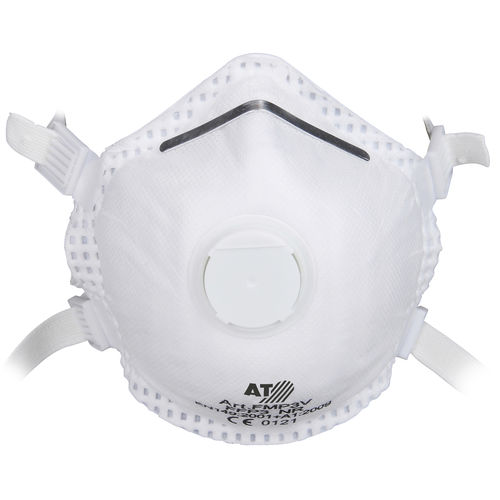 Masque de protection jetable - FFP3 NR D FMP3V - Asatex AG - FFP3 / en forme de coque / blanc